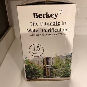 1.5 gallon travel Berkey water filtration